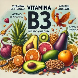 Vitamina B3 (Niacina): Como Funciona no Organismo Fontes naturais de Vitamina B3 (Niacina): figado de frango, atum, abacate, amendoim e arroz integral