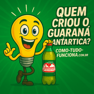 Lata clássica de Guaraná Antarctica em meio à natureza